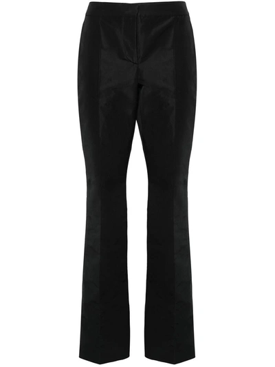 Moschino Patch-detail Trousers In Black