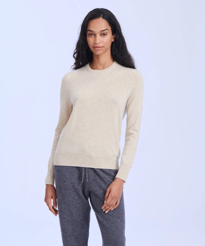 Naadam Limited Edition Embroidery - Women's Original Cashmere Sweater In Oatmeal