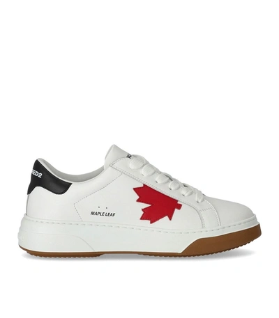 Dsquared2 Bumper Maple Leaf White Sneaker