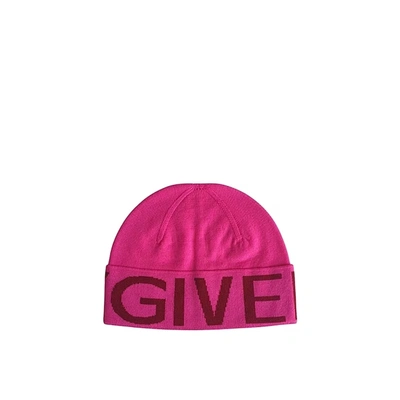 Givenchy Wool Logo Hat In Pink