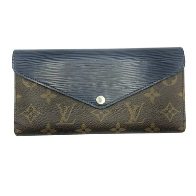 Pre-owned Louis Vuitton Marie Brown Leather Wallet  ()