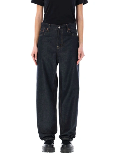 Junya Watanabe Wide Leg Levis Jeans In Indigo