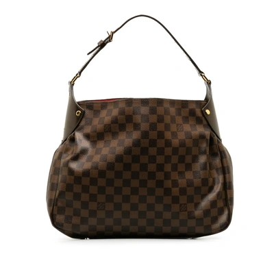 Pre-owned Louis Vuitton Reggia Brown Canvas Shopper Bag ()