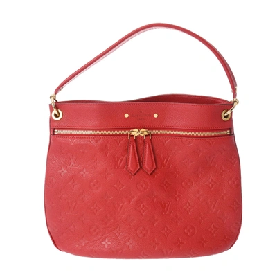 Pre-owned Louis Vuitton Spontini Red Leather Tote Bag ()