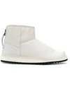 Suicoke Tabi Toe Ankle Boots In White