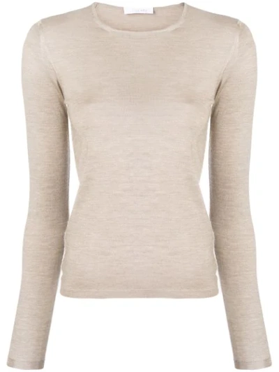 Cruciani Long Sleeved Sweater - Neutrals