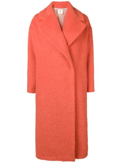 Semicouture Willey Oversized Coat - Yellow