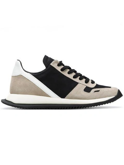 Rick Owens Lace-up Trainers In Black