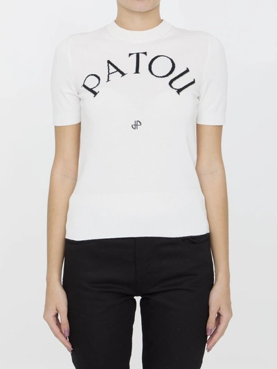 Patou Top In Eco-friendly Knit In White