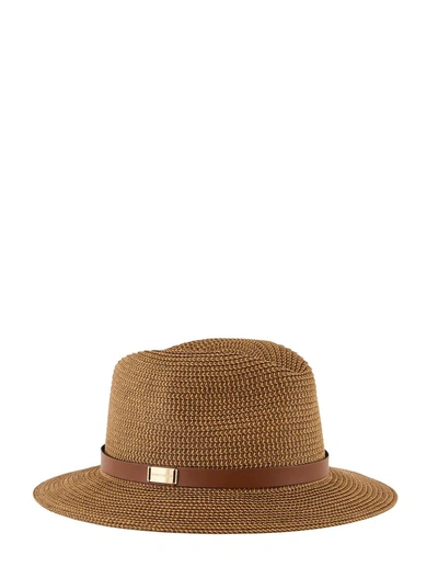 Ea7 Emporio Armani Hats Leather Brown