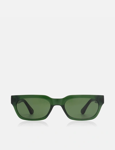 A Kjaerbede A. Kjaerbede Bror Sunglasses In Green