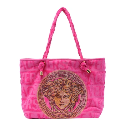 Versace Home Bags In Fuchsia