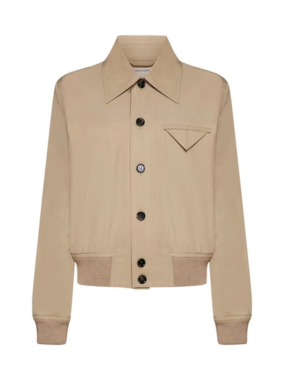 Bottega Veneta Jackets In Sand