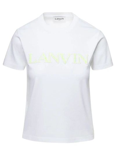 Lanvin Curb White Cotton T-shirt