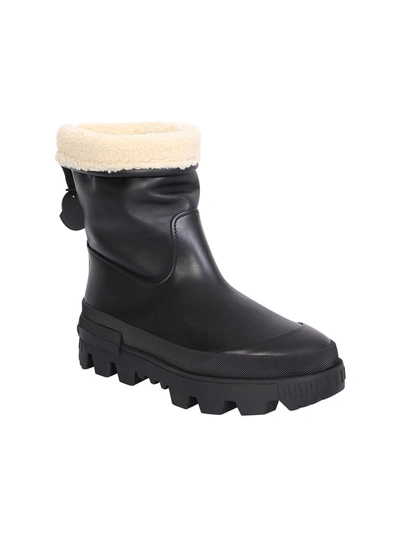 Moncler Boots In Black