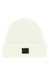 Allsaints Ribbed Beanie In Chalk