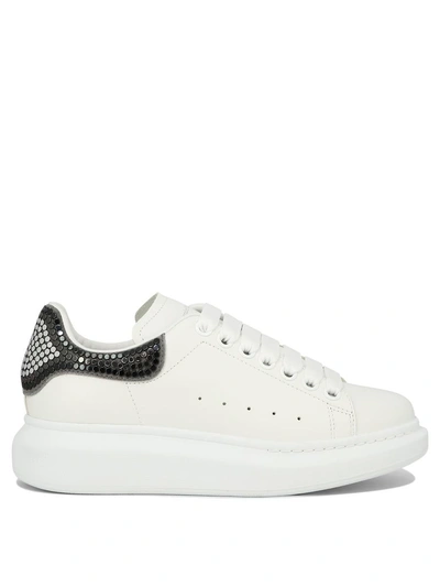 Alexander Mcqueen Larry Oversized Stud Embellished Trainers In White