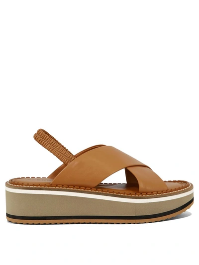 Clergerie Freedom Sandals Brown