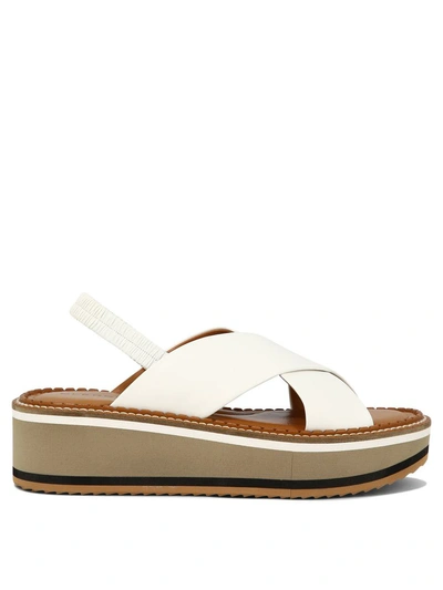 Clergerie "freedom" Sandals In White