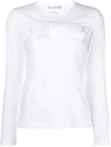 Comme Des Garcons Girl Longsleeved Sweatshirt In White