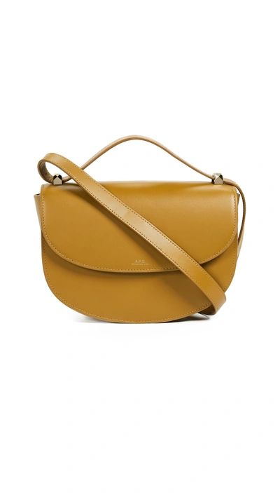 Apc Geneve Saddle Bag In Moutarde