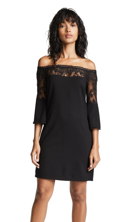 Bb Dakota Desperado Off Shoulder Dress In Black