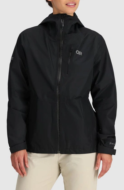 Outdoor Research Aspire Ii Gore-tex® Waterproof Jacket In Black