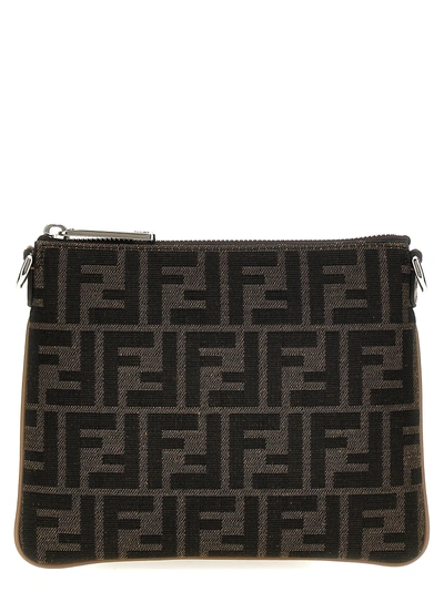 Fendi After Bag Mini Ff Crossbody Bags Brown