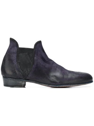 Lidfort Cropped Chelsea Boots - Blue