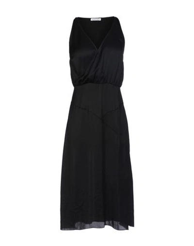 Tomas Maier Midi Dresses In Black