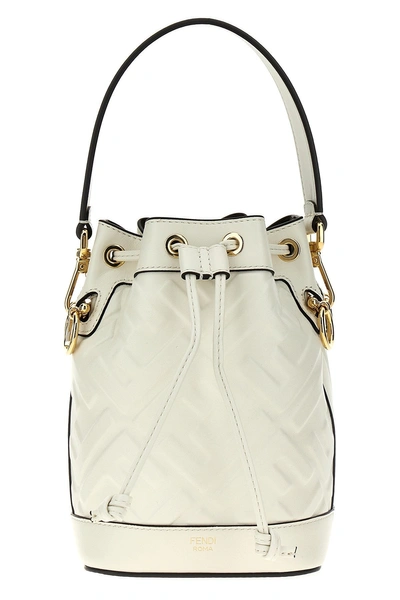 Fendi Women 'mon Tresor' Mini Handbag In White