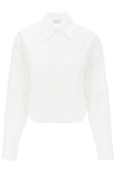 Off-white "shirt With Embroidered Logo Detail Women