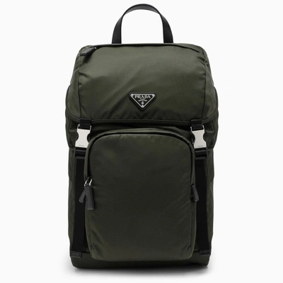 Prada Tundra Nylon Backpack Men In Cream