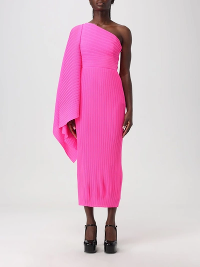 Solace London Dress Woman Fuchsia Woman In Pink