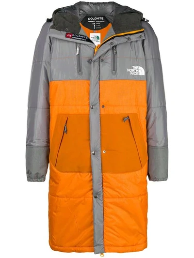 Junya Watanabe X The North Face Sleeping Bag Padded Coat In Orange