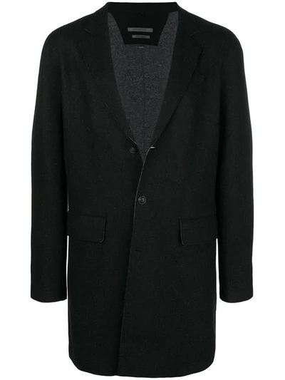 John Varvatos Single Breasted Coat - Black