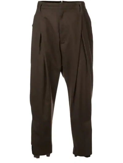 Bed J.w. Ford Tapered Trousers In Brown