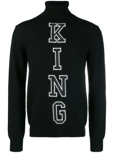 Dolce & Gabbana King Turtleneck Sweater - Black