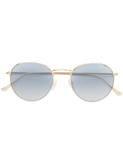 Tom Ford Ryan Sunglasses In Metallic