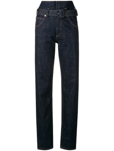 Carven High Waisted Jeans - Blue