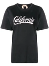 N°21 California Print T-shirt In Black
