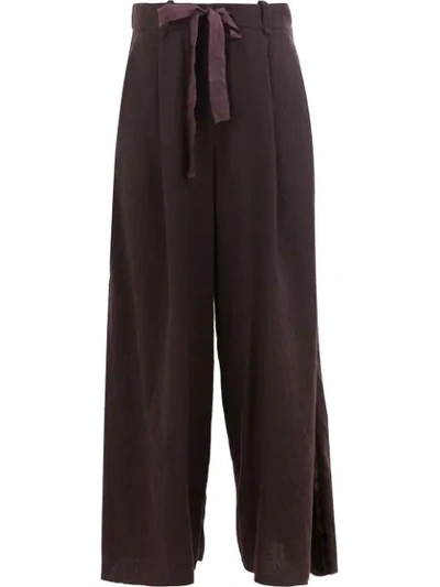 Masnada Wide Leg Trousers - Pink