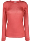 Forte Forte Lightweight Sweater In Red