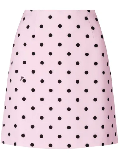 Vivetta Polka Dot Skirt - Pink