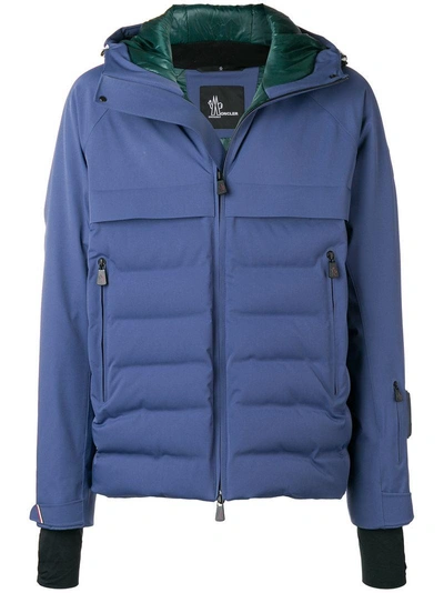 Moncler Padded Jacket In Blue