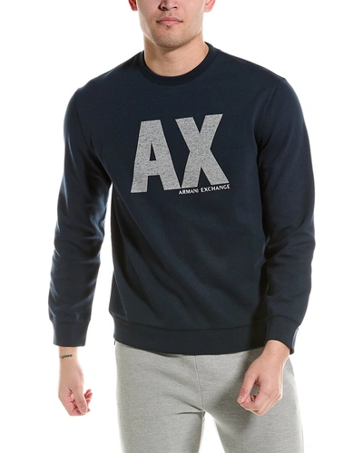 Armani Exchange Sweatshirt In Navy