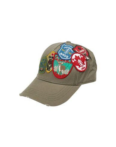 Dsquared2 Hat In Military Green