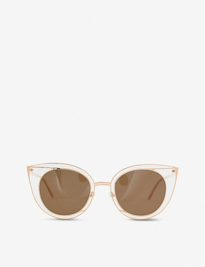 Thierry Lasry 08o000171 Morphology Cat-eye Sunglasses In Brown