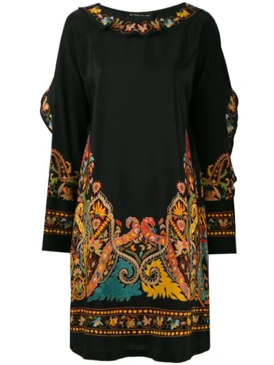 Etro Ethnic Slip-on Dress - Black