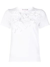 Comme Des Garcons Girl Ruffles T-shirt In White